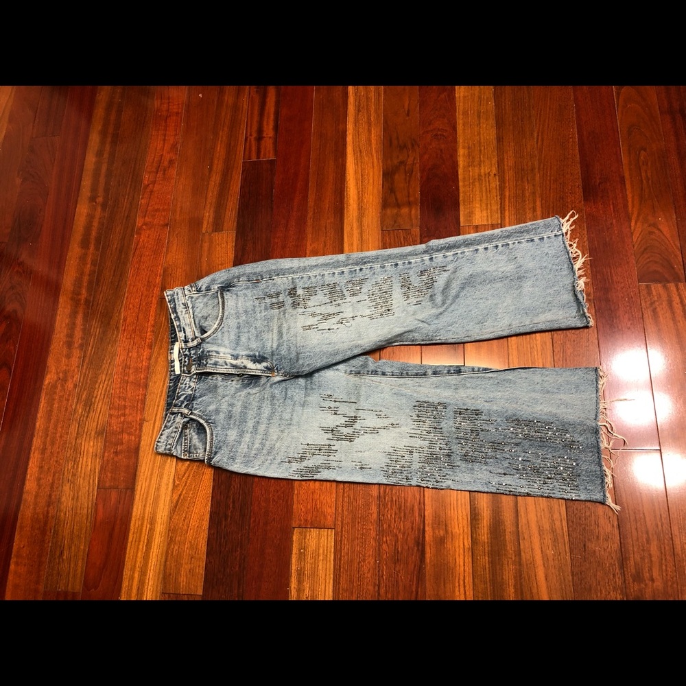 Zara wide leg jeans